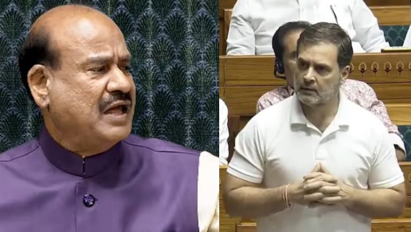 Om Birla Jokes with Rahul Gandhi Om Birla Jokes with Rahul Gandhi