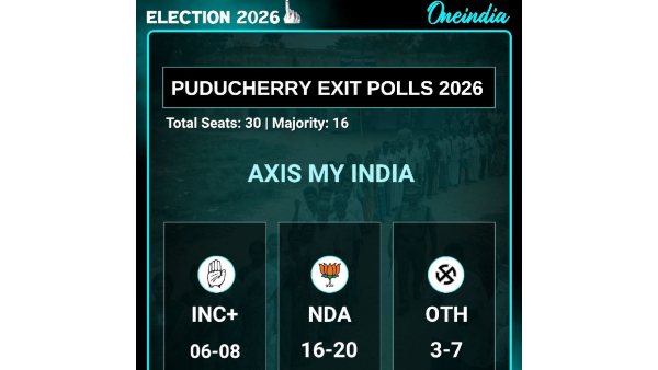 Puducherry Exit Poll Results 2026 Axis My India Seat Prediction Vote Share amp amp Who Will Win
