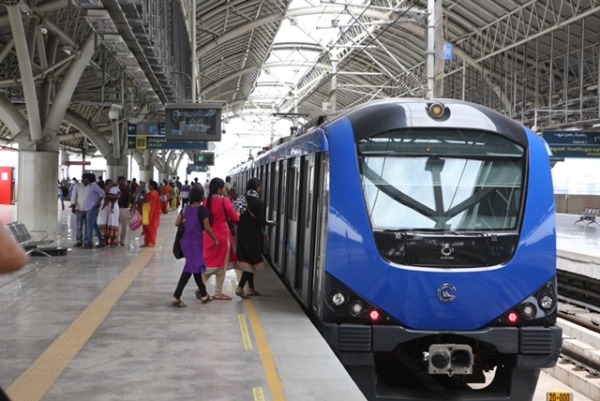 Chennai Metro trains