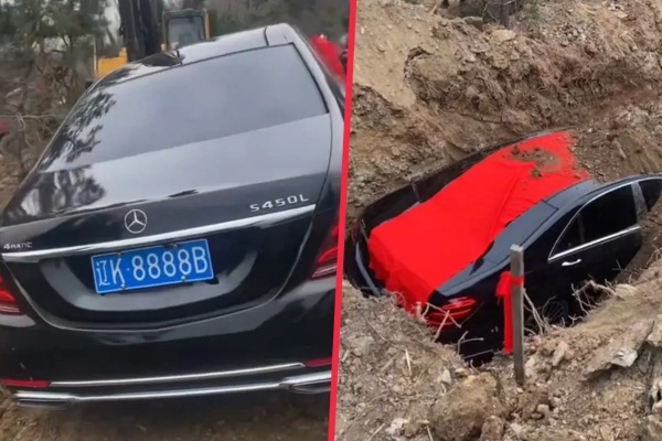 China Luxury Car Burial China Luxury Car Burial