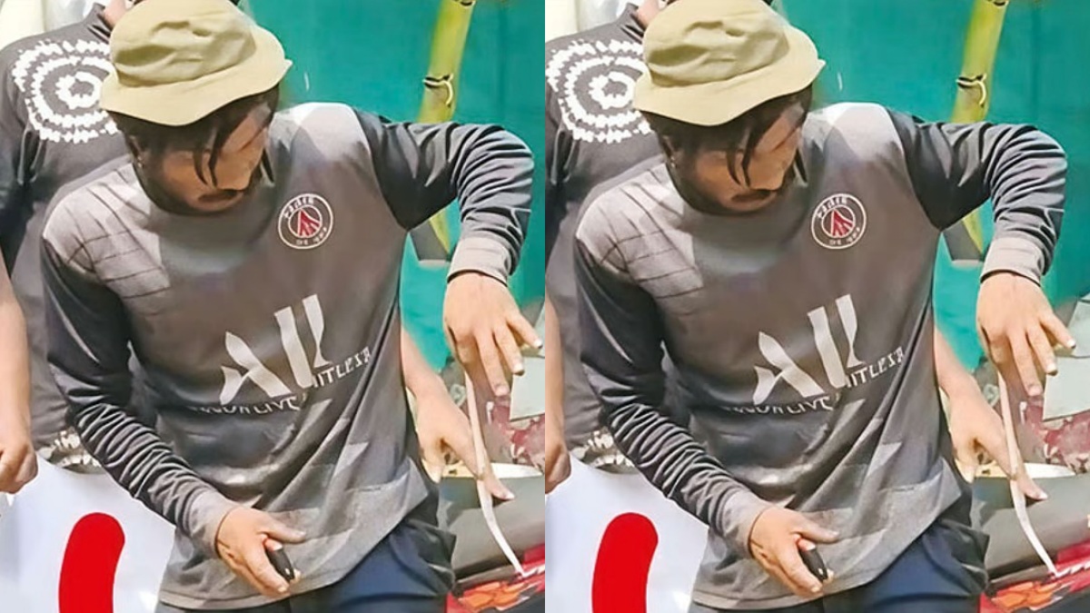 மண்ணுளிப் பாம்பு கடிக்க கடிக்க சிரித்த நபர்.. பாக்கெட்டில் இருந்து கேஷூவலா எடுத்து! மிரண்ட மலப்புரம்