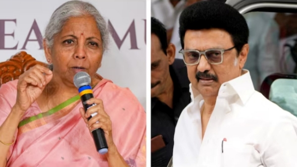 MK Stalin Nirmala Sitharaman