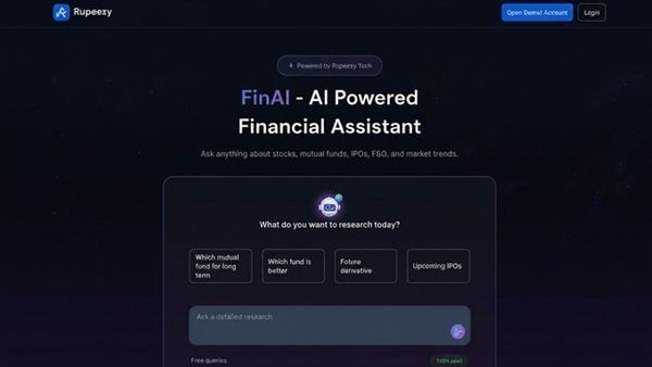 Rupeezy FinAI New AI Tool Simplifies Investment Planning for Investors