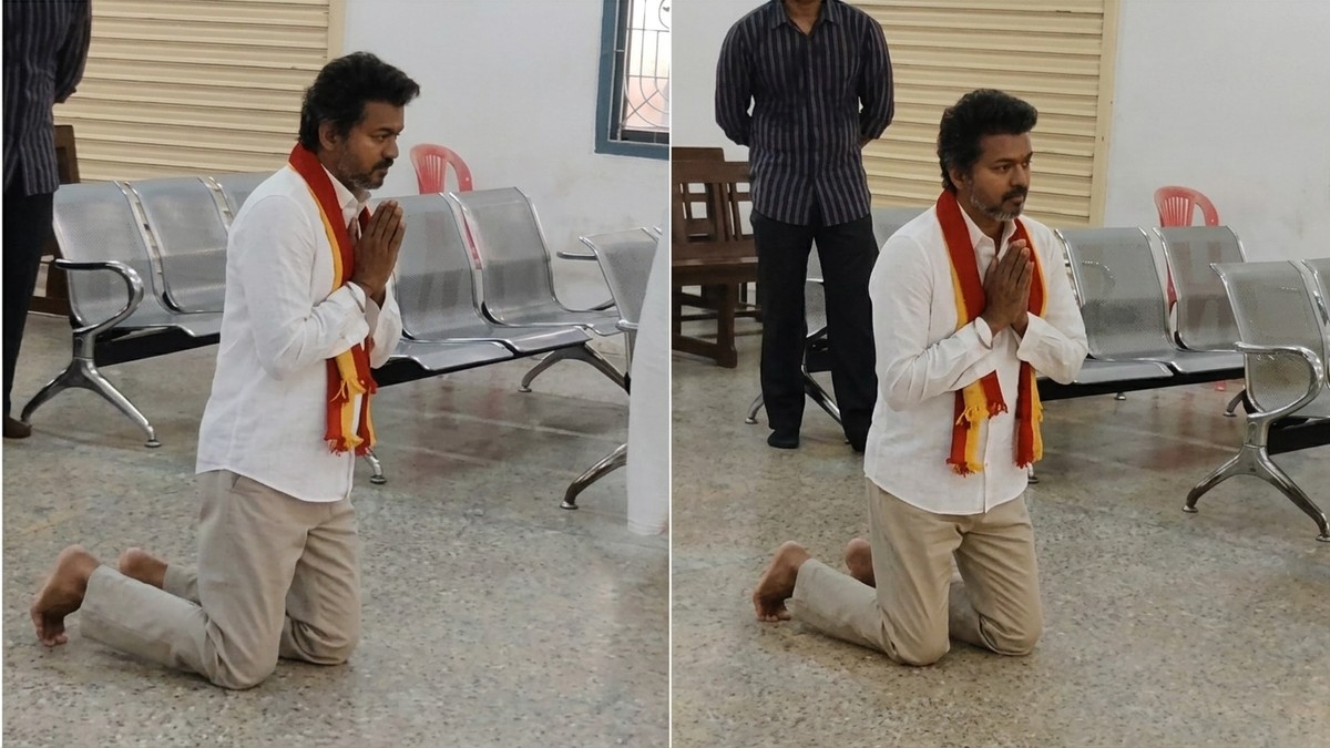 விஜய் வசமா மாட்டிகிட்டாரே.. சர்ச்சில் முட்டி போட்டு நடந்து சென்று வழிபாடு.. ஆன "இதை" மறந்துட்டாரே