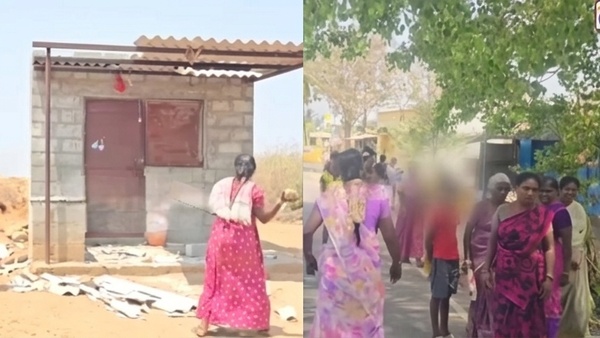 Women Ransack Illegal Liquor Outlets Near Pennagaram Seller Chased Away