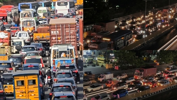 Heavy Traffic in Chennai GST Road as Holiday Rush Triggers Mass Travel Heavy Traffic in Chennai GST Road as Holiday Rush Triggers Mass Travel