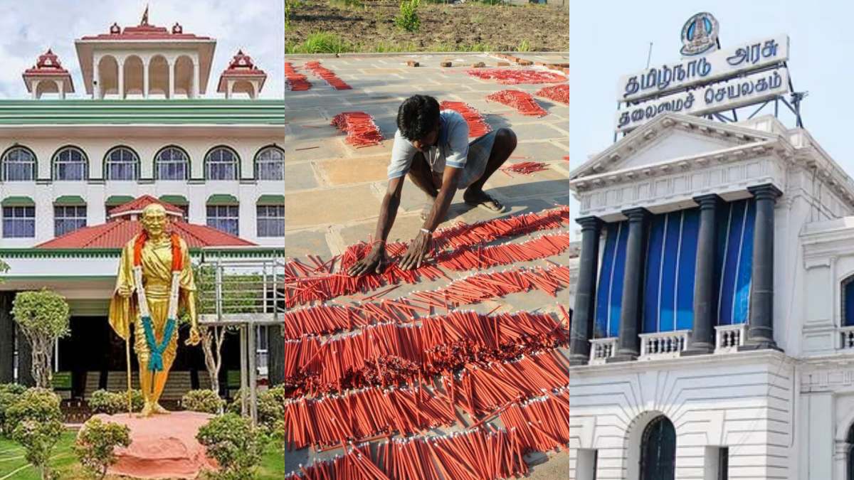 கோடை காலத்தில் பட்டாசு தயாரிப்புக்கு தடை விதிக்கலாமே.. தமிழக அரசுக்கு உயர்நீதிமன்ற கிளை யோசனை! 