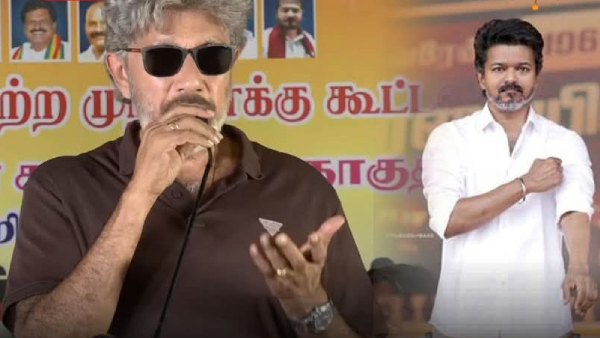Actor Sathyaraj Enters Perambur Poll Scene Targets TVK Vijay