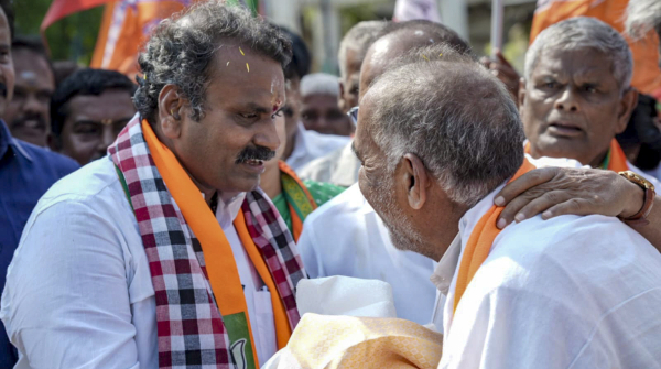 Tamil nadu election impact in Rajya Sabha L Murugan and George Kurian Stint in Polls