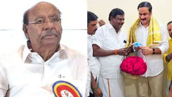 PMK Rift Deepens Pugazhendhi Joins Anbumani Camp Expelled by Ramadoss PMK Rift Deepens Pugazhendhi Joins Anbumani Camp Expelled by Ramadoss