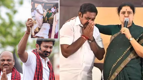 What is wrong with what Udhayanidhi asked Sasikala criticize Edappadi Palanisamy