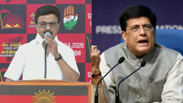 Stalin Hits Back at Piyush Goyal Over Uneducated Remark on Delimitation Stalin Hits Back at Piyush Goyal Over Uneducated Remark on Delimitation