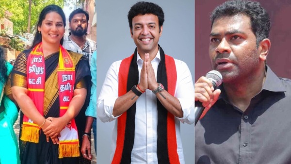 Adhav Arjuna or Roshini Seeman Fields a Transgender Candidate in Villivakkam