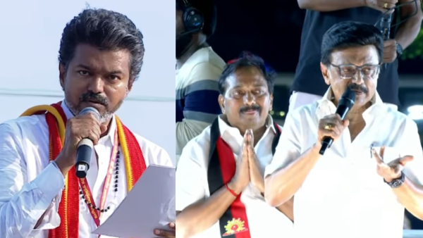MK Stalin Election campaign at Perambur which vijay is contesting