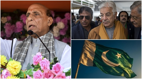 Rajnath Singh Warns Pakistan Could Be Divided If It Targets Bengal after Khawaja Asif statement Rajnath Singh Warns Pakistan Could Be Divided If It Targets Bengal after Khawaja Asif statement