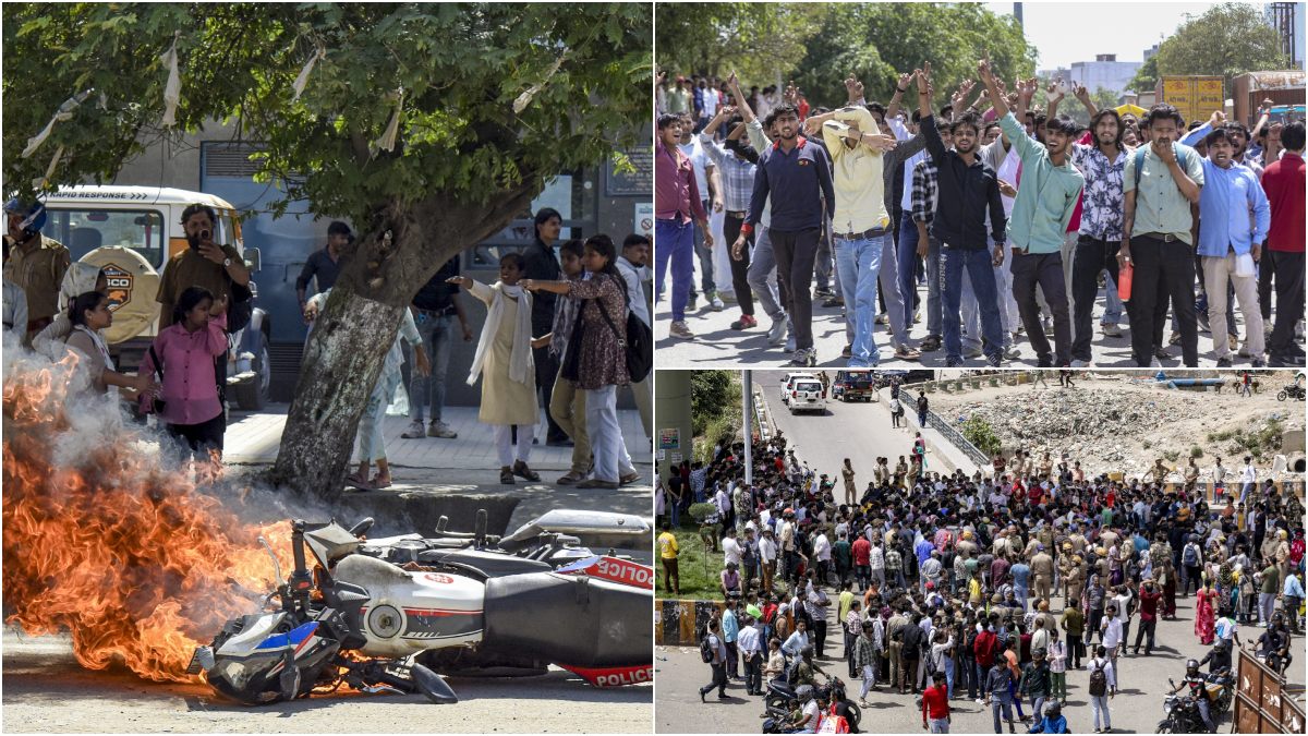 தொழிலாளர் போராட்டத்தில் பாகிஸ்தான் சதி? நொய்டாவில் 40,000 பேர் திரண்ட போராட்டம்.. 300+ பேர் கைது