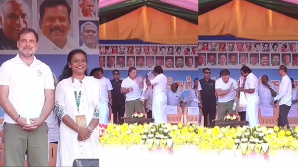 Rahul Gandhi Snubs Minister Mano Thangaraj
