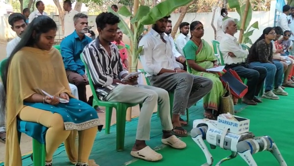 Dharmapuri District Collector Election Awareness Robot Tamil Nadu Voter Surprise Innovation 2026 Election News Update Technology in Election Public Outreach 2026