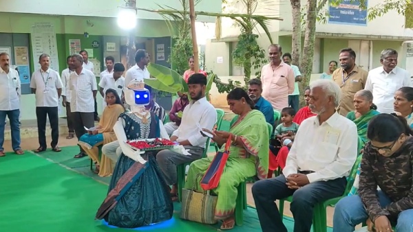 Dharmapuri District Collector Election Awareness Robot Tamil Nadu Voter Surprise Innovation 2026 Election News Update Technology in Election Public Outreach 2026