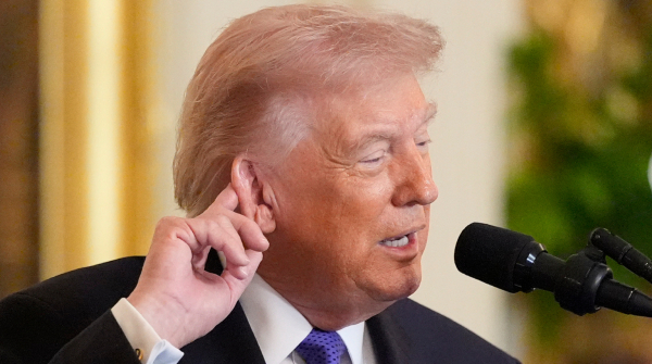 Donald Trump on Hormuz Strait We will open Even Without Iran s Consent amid US Iran Peace Talks