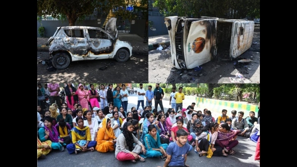 PROTEST NODIA Noida Worker Protest Today Noida Violence Hosiery Complex Wage Hike Demand Noida Car Set on Fire Noida Protest Spreads to Faridabad noida protest today noida workers violence hosiery complex phase 2 protest noida wage hike demand haryana minimum wage vs up noida car set on fire noida vehicles vandalised faridabad workers protest noida traffic jam chilla border madarshan factory protest noida administration welfare measures double overtime pay noida compulsory weekly off workers noida minimum wage 13000 haryana wage hike 19000 2 vs 13000 19000