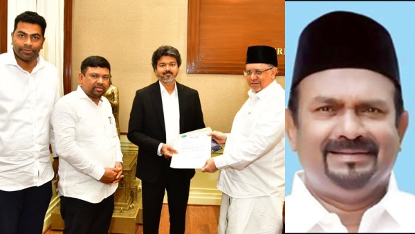 IUML MLA Shahjahan Likely to Join Vijay Cabinet Tomorrow