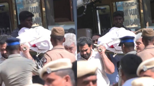Ajith Kumar Carries Mother Mohini Mani