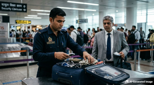 Airport security confusion India airport Airport security confusion India airport