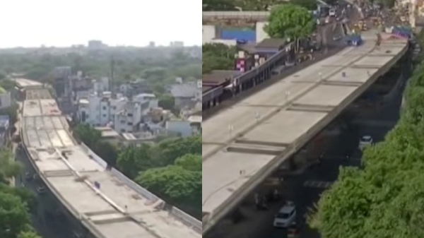 Chennai Flyover Traffic Infrastructure Urban Development Road Project