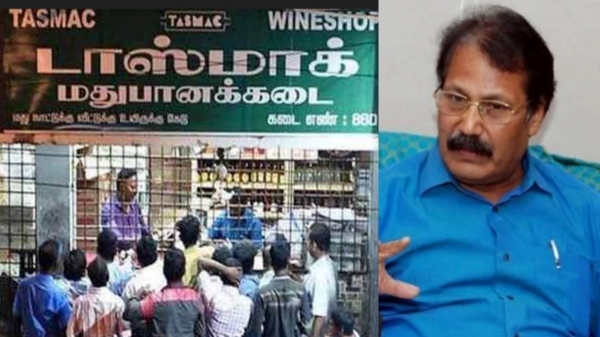 TASMAC corruption Dr Krishnasamy liquor distillery owners Tamil Nadu TASMAC prohibition demand TASMAC allegation Tamil Nadu politics liquor controversy