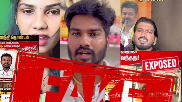 The DMK leadership has directly entered the fray against fake news wilson mp
