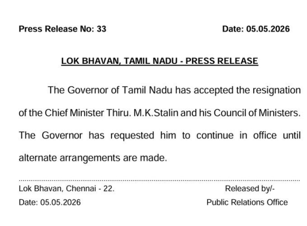 CM Stalin to resign