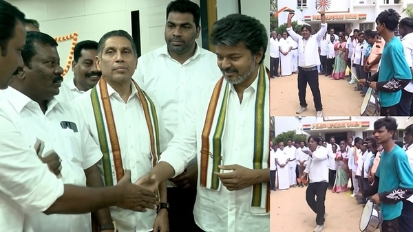 TVK Congress Alliance Announced Celebrations Erupt at Sathyamurthy Bhavan
