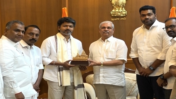 Vijay to Meet Governor Vijay TVK Vijay to Meet Governor Vijay TVK
