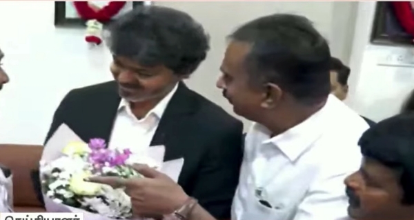 Vijay Meets AIADMK Leader Vijay ADMK
