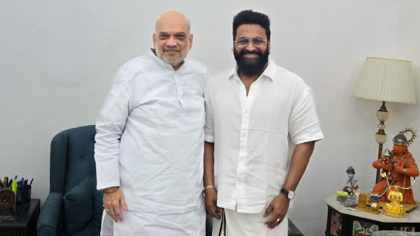 Kantara actor Rishab Shetty meets Amit Shah in Delhi