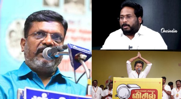 Vijay to give support for VCK Thirumavalavan to be CM and TVK Sengottaiyan as Deputy CM