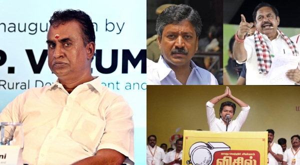 AIADMK Split CV Shanmugam amp amp SP Velumani Lead Rebellion to Support Vijay s TVK EPS in Shock AIADMK Split CV Shanmugam amp amp SP Velumani Lead Rebellion to Support Vijay s TVK EPS in Shock