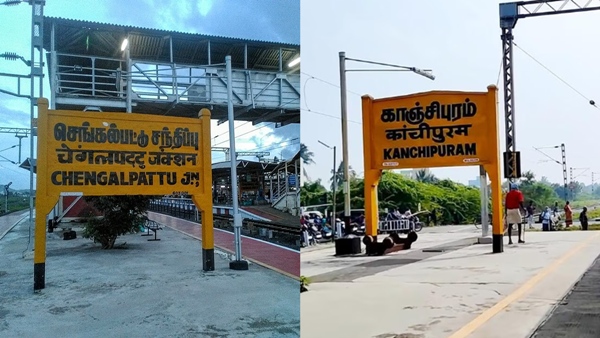 Chengalpattu Arakkonam Kanchipuram train Chengalpattu Arakkonam Kanchipuram train
