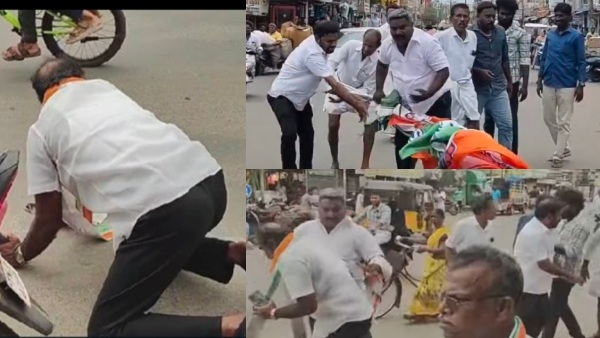 clash-between-dmk-congress-cadres-in-mayiladuthurai