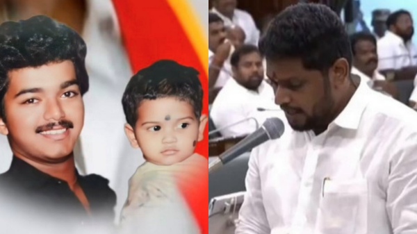 Virugambakkam MLA Sabarinathan Appointed Tamil Nadu Government Whip Vijay car driver son who is he Virugambakkam MLA Sabarinathan Appointed Tamil Nadu Government Whip Vijay car driver son who is he