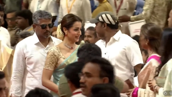 Vijay Trisha TVK Tamil Nadu Politics Swearing In Ceremony