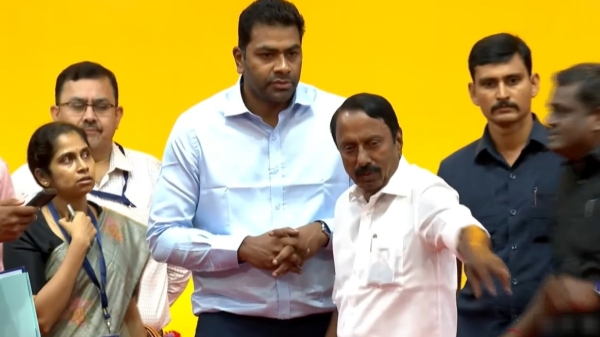 TVK Cabinet Minister Sengottaiyan TVK Cabinet Minister Sengottaiyan