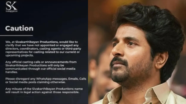 Sivakarthikeyan SK Productions Casting Scam Tamil Cinema