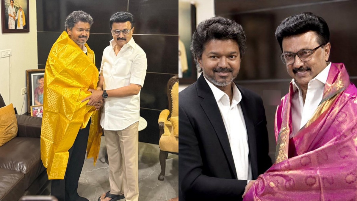 அரிய நிகழ்வு.. ஸ்டாலினை சந்தித்து வாழ்த்து பெற்ற விஜய்! முன்னாள் முதல்வரை சந்தித்த முதல்வர்கள் யார்?