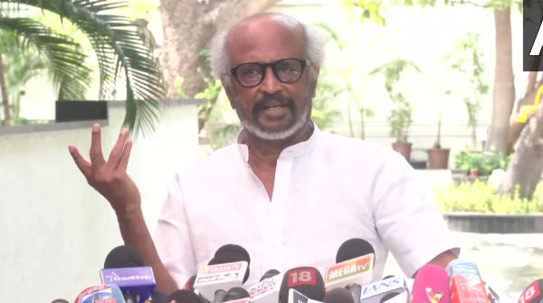 Rajinikanth Rajini on Vijay