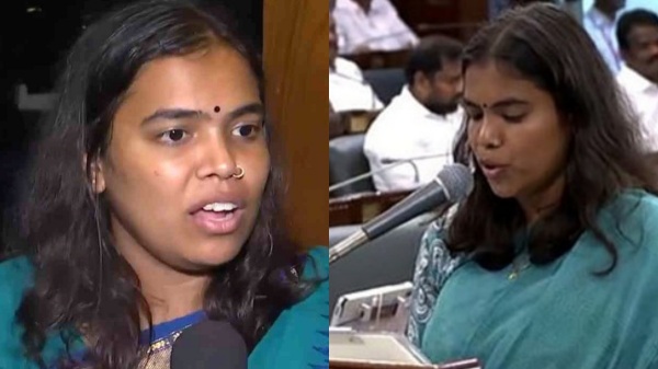 TVK Minister Keerthana TVK Minister Keerthana