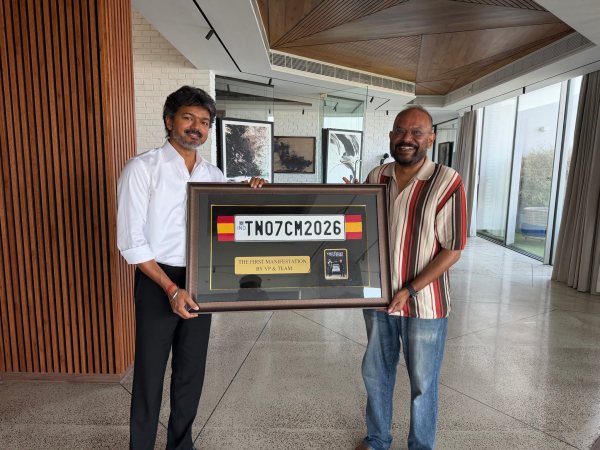 Venkat Prabhu Celebrates Vijay Venkat Prabhu Celebrates Vijay
