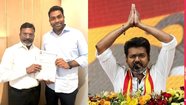 TVK vijay VCK politics vck support to tvk vijay chief minister oath may 11 tvk reaches 118 mlas tamilaga vetri kazhagam vck alliance viduthalai chiruthaigal katchi unconditional support adhav arjuna receives vck letter vijay emotional tears of joy tamil nadu tvk government formation may 11 chennai oath ceremony nehru indoor stadium vijay cm tamil nadu assembly election latest tvk 108 seats plus allies governor verification forgery allegations governor kerala trip delay actor vijay becomes tamil nadu cm 11 118 11 108