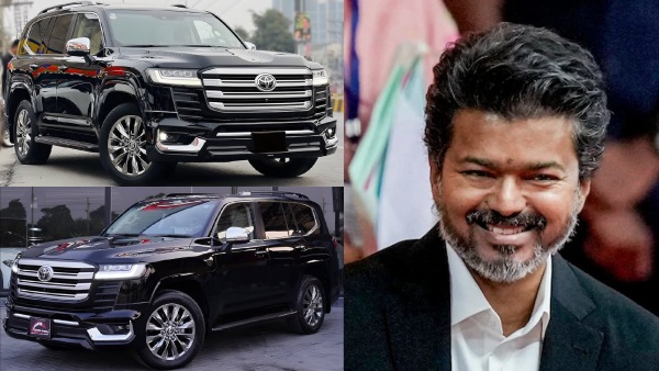 Vijay TVK CM Vijay Car Toyota Land Cruiser LC300 Tamil Nadu CM Vijay Bulletproof SUV Vijay Convoy Vijay Toyota Land Cruiser CM Vijay car price Toyota LC300 ZX India bulletproof SUV India Vijay convoy vehicle Tamil Nadu CM luxury car Toyota Land Cruiser features Vijay security convoy LC300 ZX on road price Vijay new car 2026 Toyota SUV India Vijay official vehicle luxury SUV Tamil Nadu Toyota Land Cruiser mileage Vijay car collection LC300 ZX SUV 5050 SUV TN07DZ5050